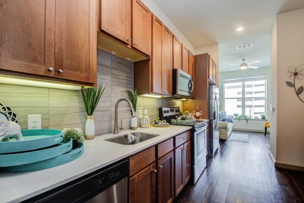 Luxury Living Downtown Houston Kingbed. Lägenhet Exteriör bild